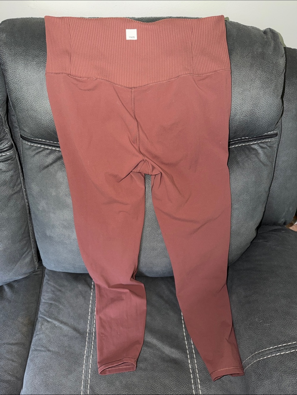 Vuori High-Waist Leggings - Rust